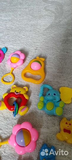 Игрушки погремушки пакетом