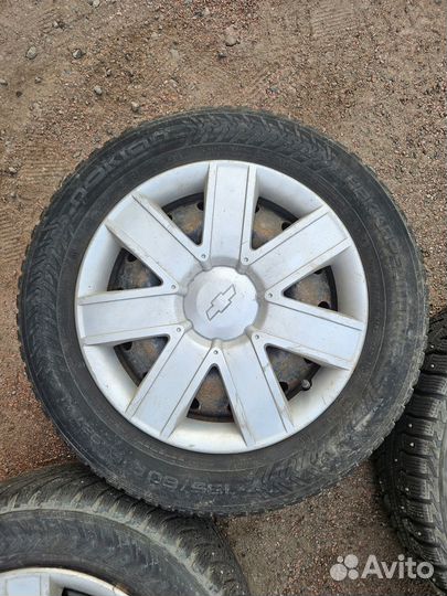 Колеса в сборе l зимние lacetti r15