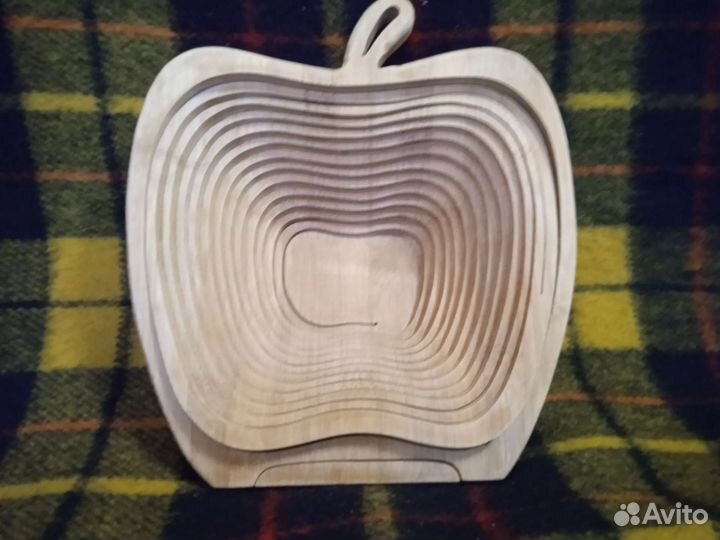 Деревянная складуващая ваза