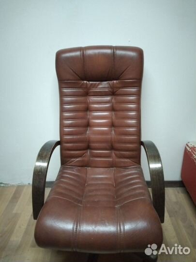 Кресло руководителя натуральная кожа