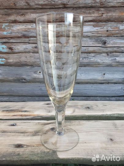 Хрустальные бокалы СССР фужеры