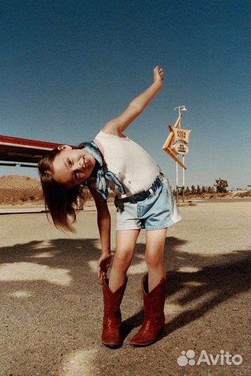 Джинсовые шорты zara для девочки