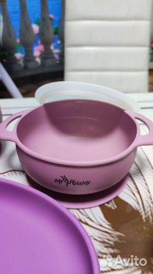 Силиконовая детская посуда Miyoumi