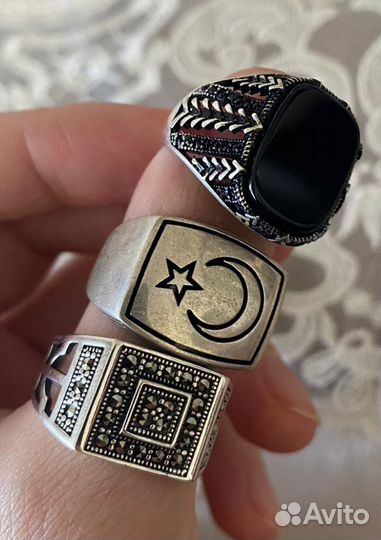 Мужские кольца, печатки, перстни