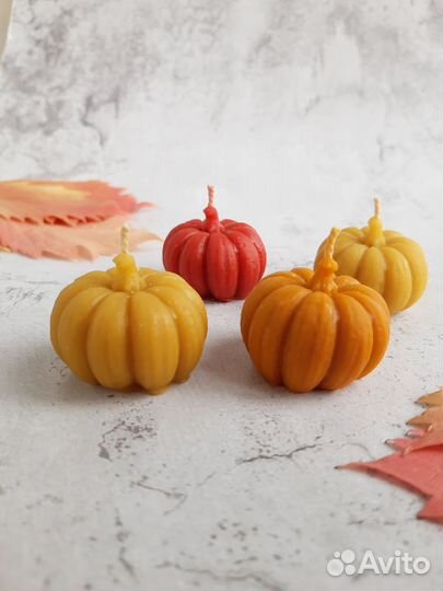 Мини тыковка свеча