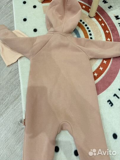 Комбинезон на флисе утепленный из футера 86