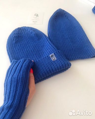 Шапка и митенки