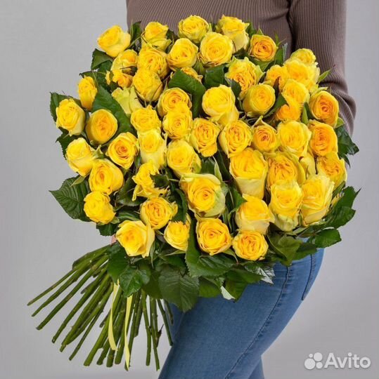 Цветы высокие розы с беспл. доставкой