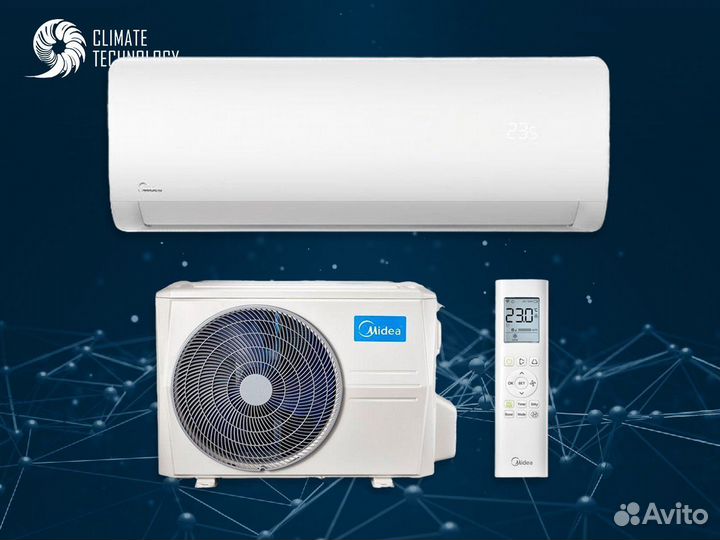 Кондиционер мидеа с монтажом