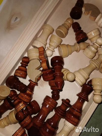 Шахматы резные большие