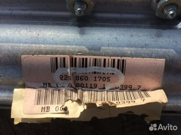 Подушка безопасности пассажира Mercedes-Benz