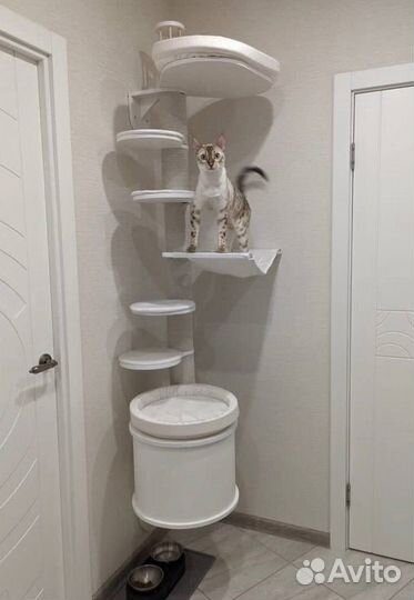 Кошачий домик-когтеточка