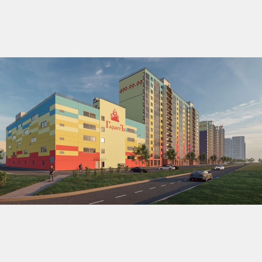 3-к. квартира, 84,8 м², 7/15 эт.