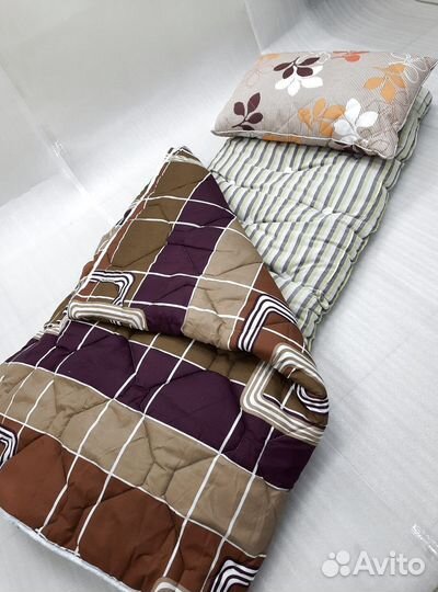 Набор 3в1: матрас, подушка, одеяло