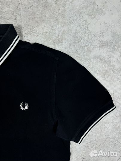 Fred Perry Base Polo Shirt Big Logo футболка поло