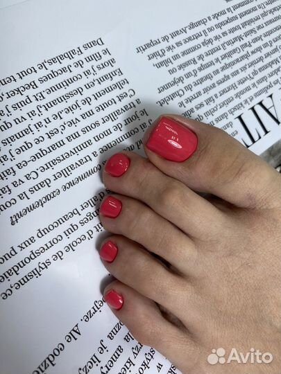 Маникюр гель лак покрытие, наращивание, педикюр