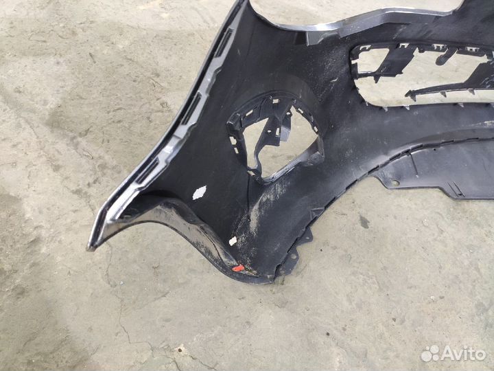 Бампер передний Opel Corsa D с дефектами