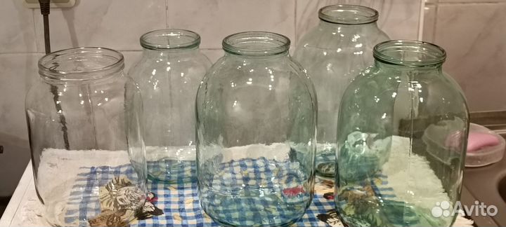 Банки стеклянные 3л 2л