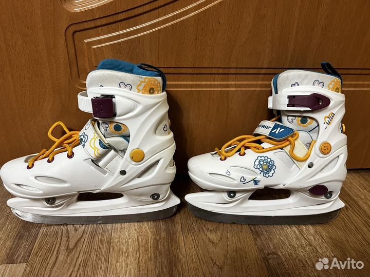 Коньки детские раздвижные 30-33