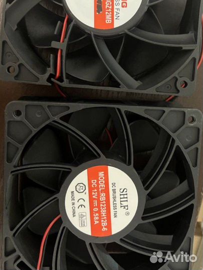 Кулер вентелятор для asic 12 см 120м курпус блока