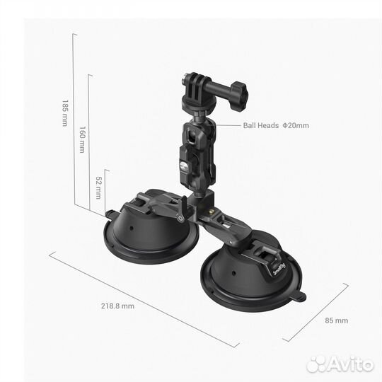 SmallRig 3566 Присоска Dual Suction Cup SC-2K