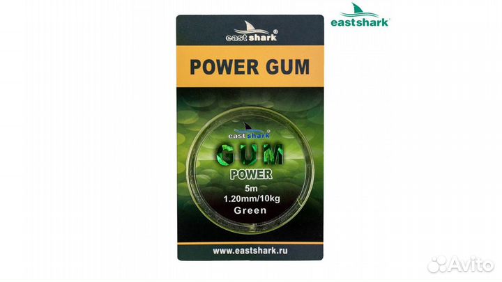 Фидергам power GUM green 5 м 1.2 мм
