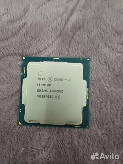 Процессор intel core i3 8100