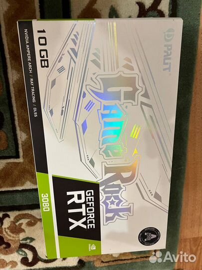 Видеокарта Palit rtx 3080 game rock