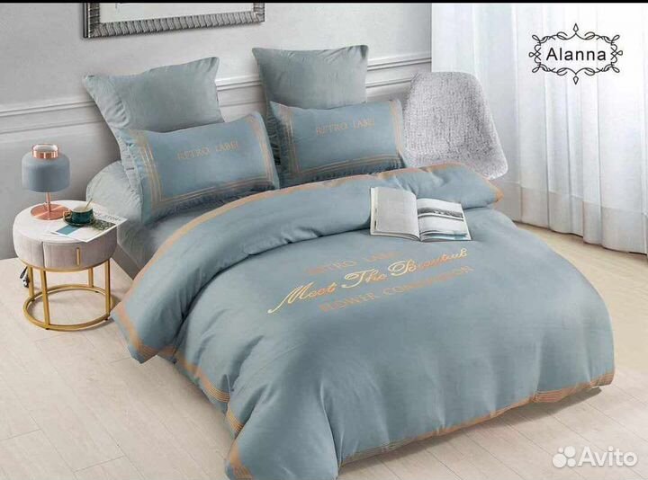 Комплект постельного Allana новинка,хлопок евро