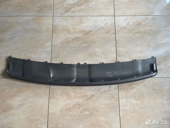 Накладка бампера передняя Hyundai Santa Fe 3 С