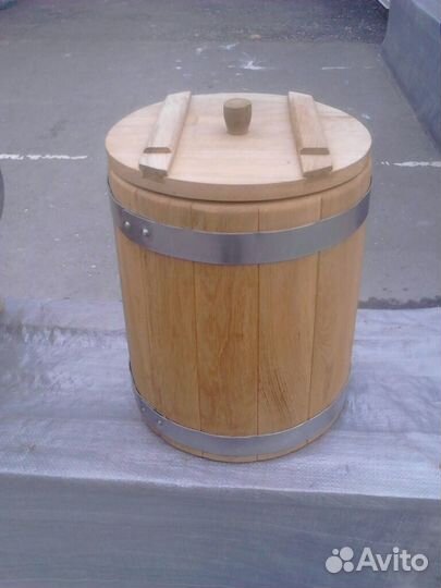 Липовые и дубовые кадки