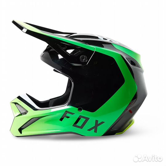 Мотошлем Fox V1 Dpth Helmet Black 2023