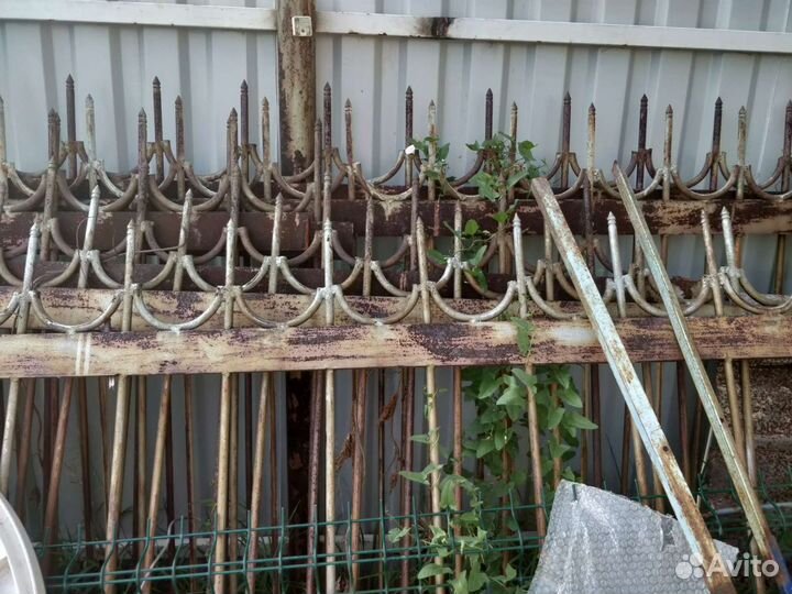 Забор кованый из прутка 15мм
