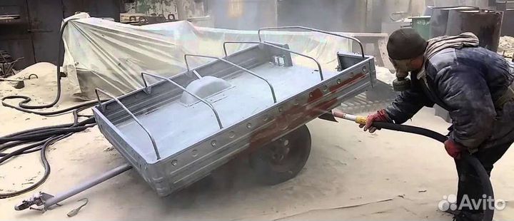 Пескоструйная обработка очистка