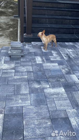 Тротуарная плитка цветная