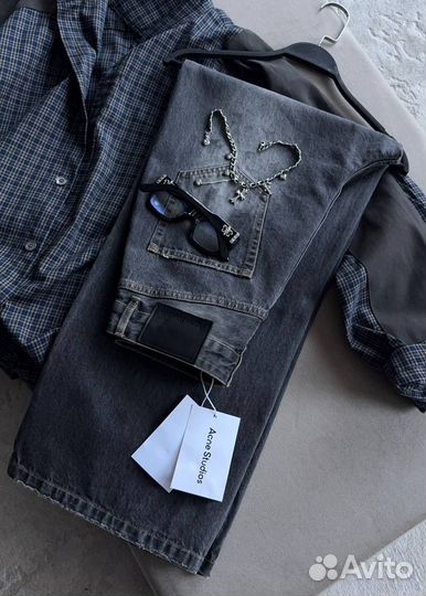 Джинсы широкие баги