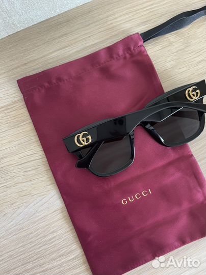 Очки Gucci оригинал GG0998S 001 квадратные