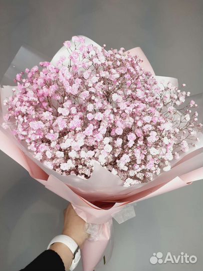 Букеты из гипсофилы на 1 сентября