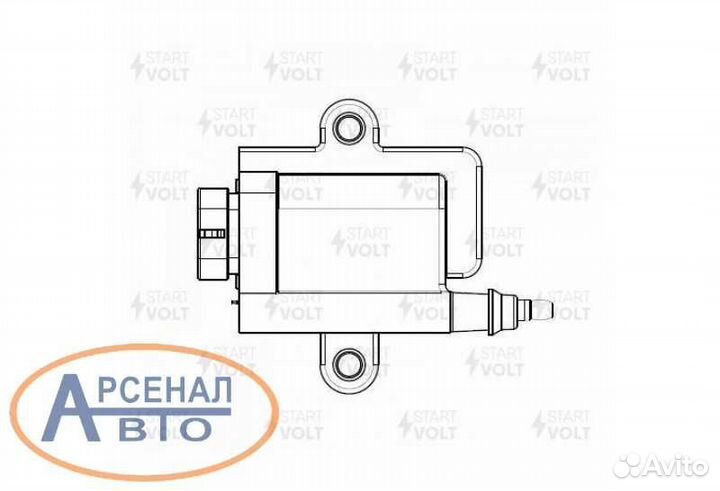 Катушка зажигания ямз 534, 536 газовый двс CNG