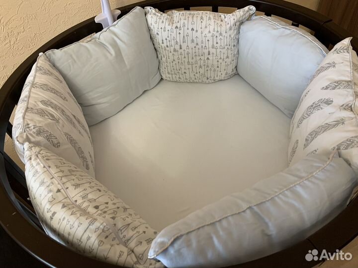 Кроватка трасформер с маятником 8в1