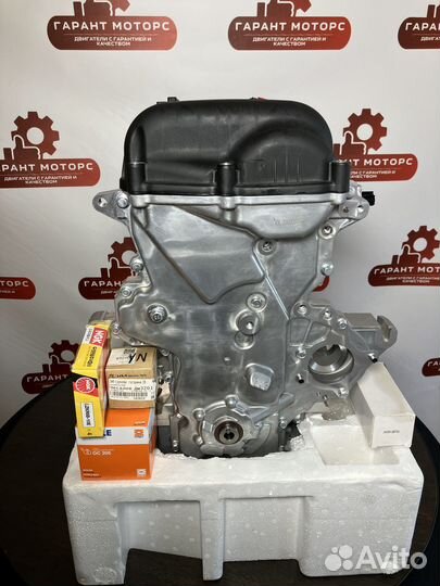 Новый двигатель мотор на hyundai Solaris Kia Rio 3