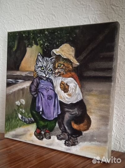 Картина маслом 20*20 