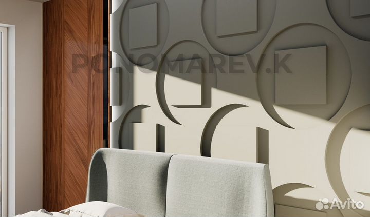 Стеновые панели гипсовые