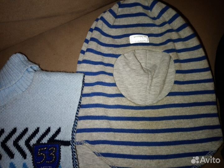 Шапки шлемы перчатки манишка пакетом