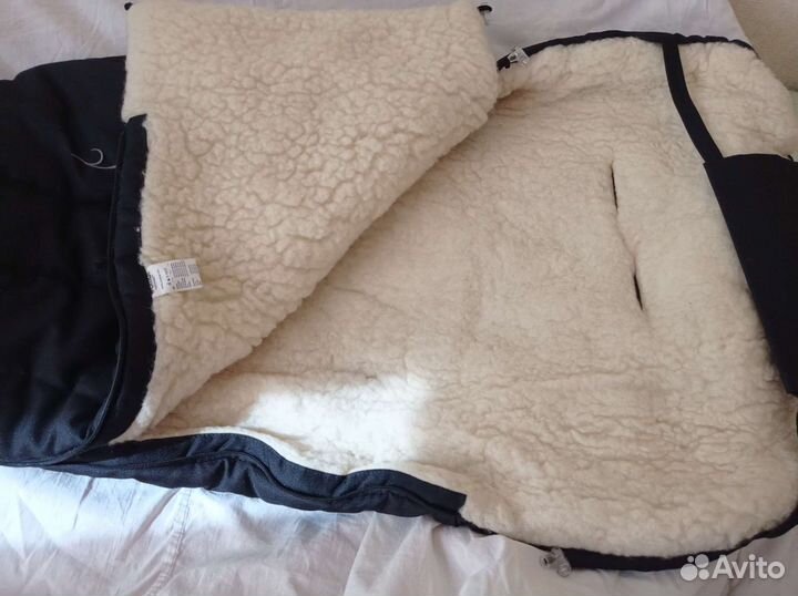 Конверт меховой спальный мешок womar