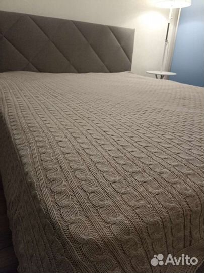 Вязаный плед