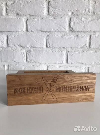 Набор разделочных досок на подставке, дерево дуб