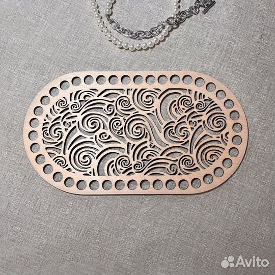 Дно для вязаной корзинки