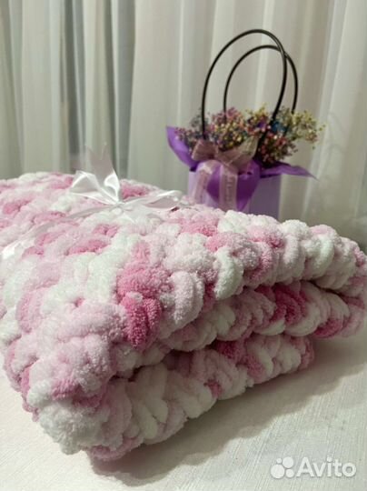 Плюшевый детский плед