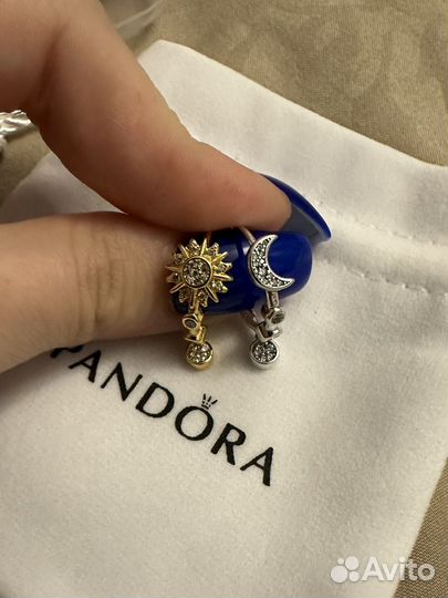 Серьги солнце и луна новые